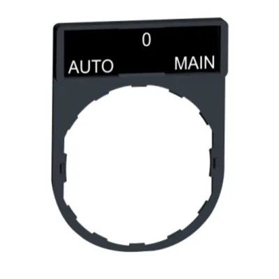 Suport Legenda 30 X 40 Mm cu Legenda 8 X 27 Mm cu Marcaj Auto O Main