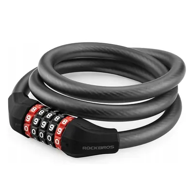 Lacăt biciclete protecție furt rezistent la apă Rks507-1Bk negru