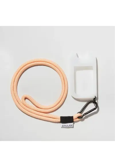 Husa protectie portocalie - silicon - cu snur pentru igienizantul de maini