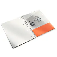 Caiet cu spira A4, 80 file, Leitz WOW, dictando/matematica