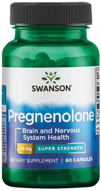 Pregnenolone, 50 mg, 60 capsule, Swanson