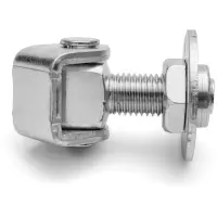 Balama reglabila cu filet M16, lungime tija 46-60 mm, otel galvanizat