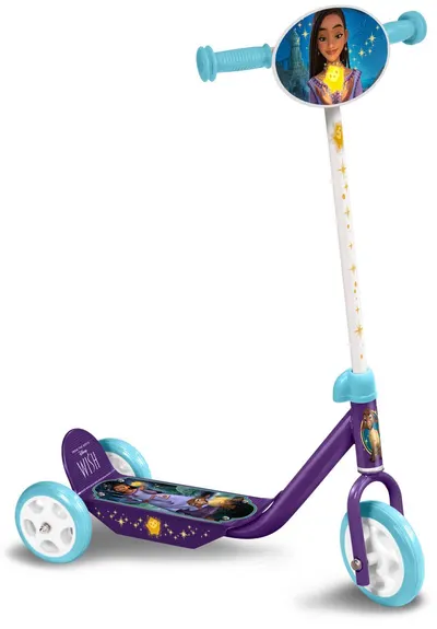 Trotineta Stamp Wish, cu 3 roti, ghidon reglabil, platforma antiderapanta