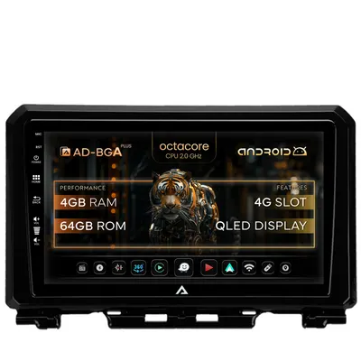 Navigatie Suzuki Jimny (2018-2022), Android, A-Octacore 4GB RAM + 64GB ROM, 9 Inch - AD-BGA9004+AD-BGRKIT312