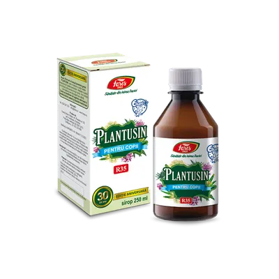 Sirop pentru copii Plantusin, 250ml, Fares