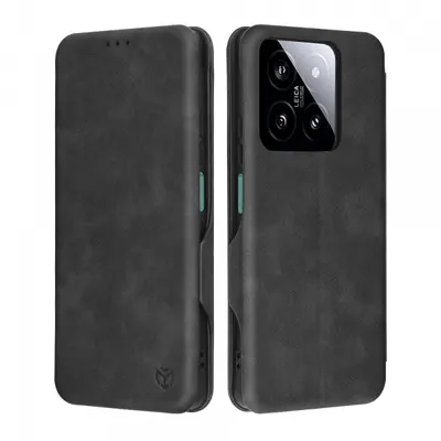 Husa pentru Xiaomi 14, Techsuit, Safe Wallet Plus, Neagra