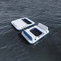 Bestway Insula flotantă Hydro-Force 2 buc. PVC Alb și albastru
