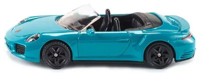 Mașinuță din metal Siku Private cars - Automobil sport Porsche 911 Turbo S Cabriolet, 1:55