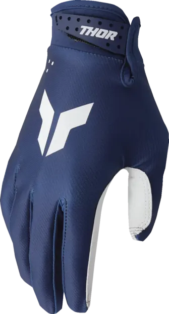 Manusi copii atv cross Thor LaunchMode Split, culoare bleumarin, marime YXS