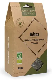 Bio infuzie pentru detoxifiere, 100 g, Nat&Form