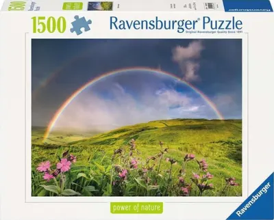 Puzzle Ravensburger din 1500 piese - Curcubeu minunat