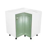 Corp inferior colt cu 2 usi Zebra MDF Verde drept