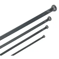 Brida pentru cablu Hku 7.6x760mm with otel lock Negru (100pcs)