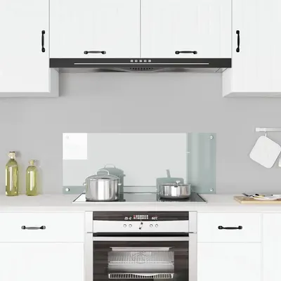 vidaXL Panou antistropi bucătărie transparent 100x40cm sticlă securiz.