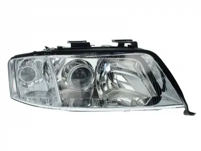 Far dreapta (H1 H7, reglaj electric, fundal cromat) AUDI A6 1997-2005