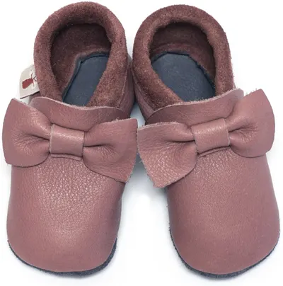 Pantofi pentru bebeluşi Baobaby - Pirouette, mărimea L, roz închis