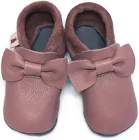 Pantofi pentru bebeluşi Baobaby - Pirouette, mărimea L, roz închis