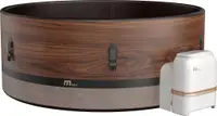 Jacuzzi rigid gonflabil MSpa - Duet, rotund, 6 locuri, 930 l, maro