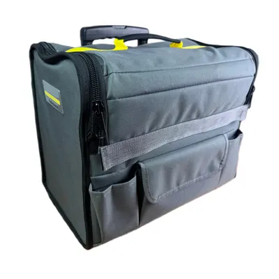 Geanta scule PAA-home cu roti, 43 x 36 x 27 cm, 11 buzunare, maner telescopic, capacitate 40 kg