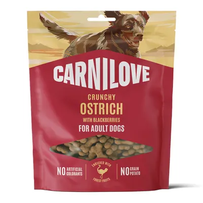 Carnilove Dog Crunchy Snack Ostrich & Blackberries 200 g