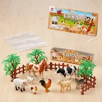 Set Figurine Animale de Fermă pentru Copii, cu Garduri și Vegatație, „Farm Funny Playset” 6511110032439 (copie) Engros