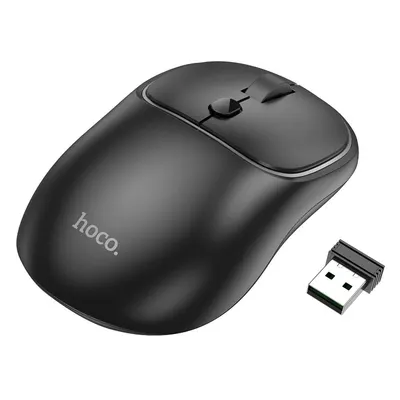 Mouse Wireless Hoco GM25, 2.4g, 1600 DPI, Negru Midnight Engros