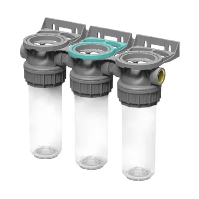 Sistem de filtrare triplex Ecosoft 3P Gri 10 FTPP3P0