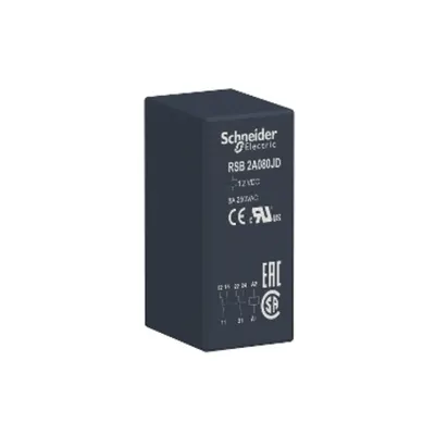 Releu de Interfata, Zelio Rsb, 2 C/O, 12 V C.C., 8 A