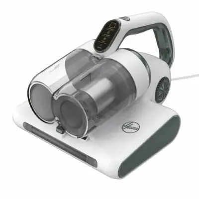 Aspirator pentru curatat saltele Hoover HMC510UV 011, 400 W, 0.6 l, Display LED (Alb)