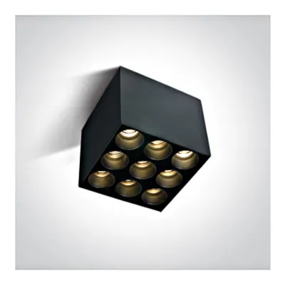 Kiko Square F LED 20W 1600lm 3000K Ra85 230V IP20 argintiu