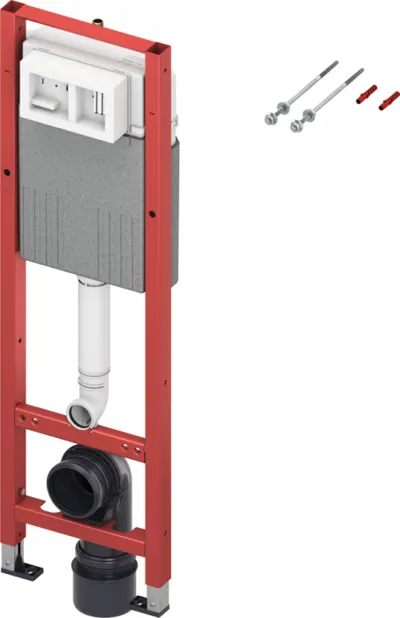 Rezervor incastrat pentru vase wc suspendate, 112 cm inaltime, TECE Base320