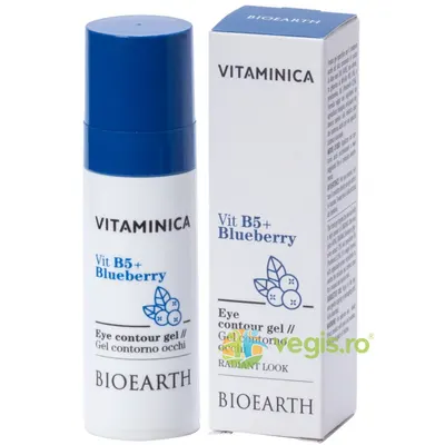 Gel Contur Ochi cu B5, Afine si Acid Hialuronic Vitaminica 30ml