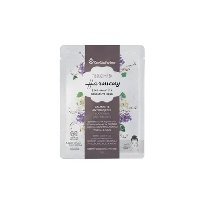 Masca tip Servetel pentru Fata cu Efect Calmant, Anti-roseata, Harmony, 20 g, Esentialaroms