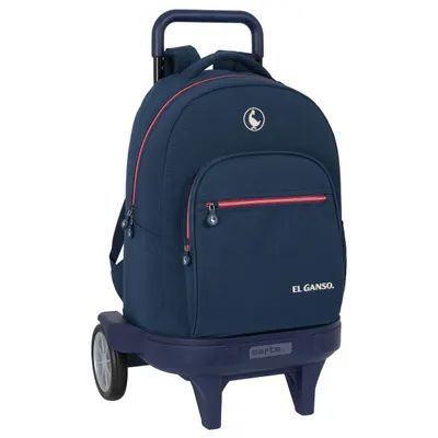 Ghiozdan cu Roți El Ganso Classic Bleumarin