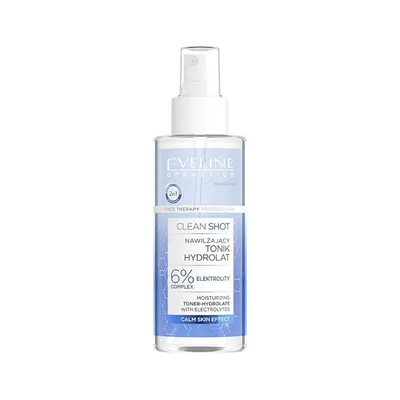 Clean shot toner-hydrolate hidratant, 150ml, Eveline Cosmetics