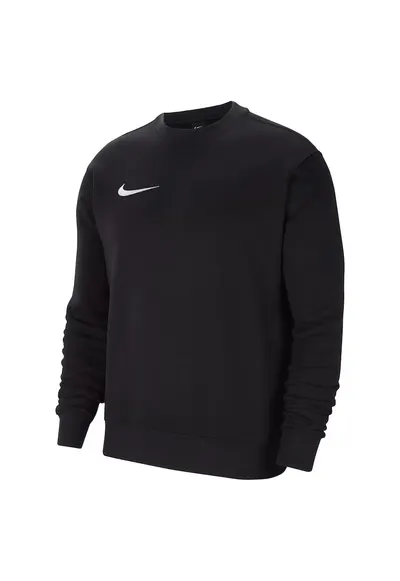Bluza de trening cu decolteu la baza gatului si monograma - Negru