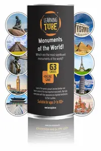 Joc educativ de masă Learning Learning Tube: Monuments Of The World (limba engleză)
