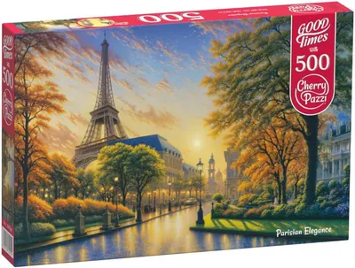 Puzzle Cherry Pazzi din 500 de piese - Eleganță pariziană