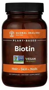 BIotin, 2500 µg, 60 capsule, Global Healing