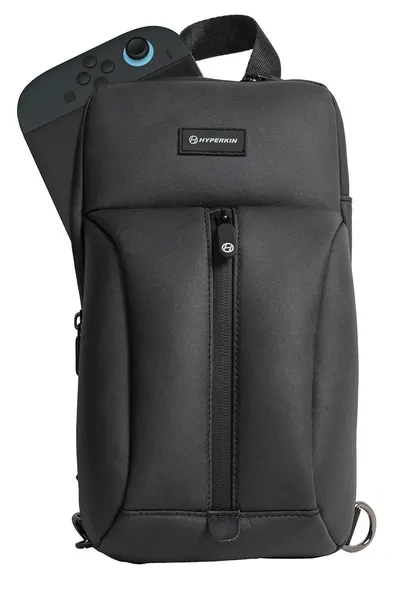 Sac Hyperkin - Bolt Sling Bag, negru (Nintendo Switch 2)
