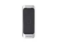 Cititor card Hikvision DS-K1107AM, citeste carduri Mifare 13.56 MHz, distanta citire: ≤ 50 mm, RS-485, Wiegand (W26/W34) protoco