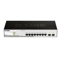 Switch cu 8 porturi D-Link DGS-1210-10, 2 porturi SFP, 20 Gbps, 14.88 Mpps, 8.000 MAC, 1U, cu management
