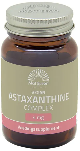 Vegan Astaxanthine Complex, 60 capsule, Mattisson Healthstyle