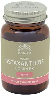 Vegan Astaxanthine Complex, 60 capsule, Mattisson Healthstyle