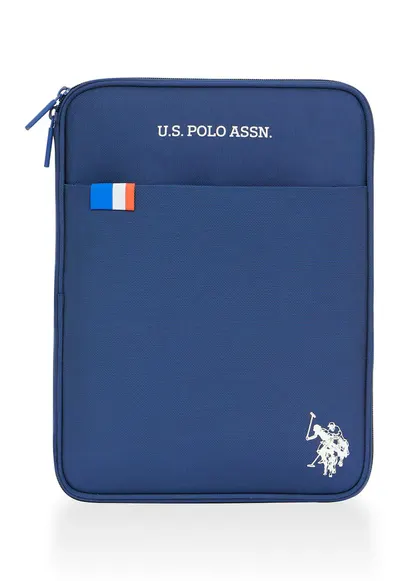 Husa textila pentru laptop - Albastru inchis - 29.5x20x1