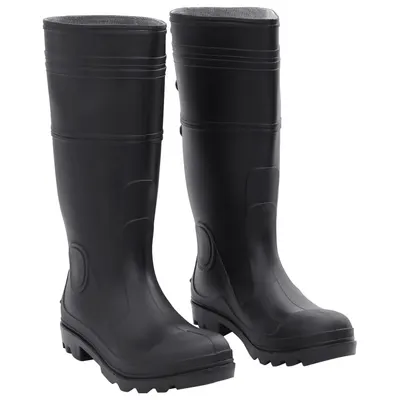 Gossi cizme de ploaie, negru, pvc, marime 42