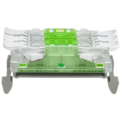 Clema de legaturi fara şurub,transparenta, care se deschide 0,5-4(2,5)mm2, 32A, 400VAC 3P