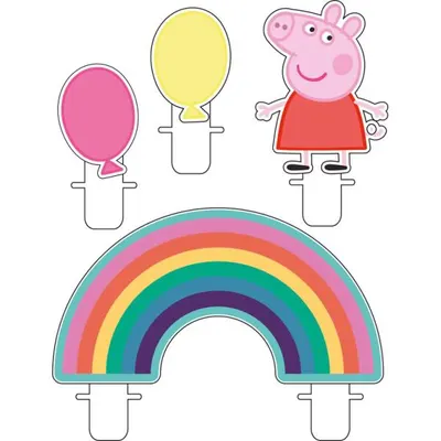 Peppa Pig-Set de 4 mini-lumânări