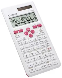 Calculator Canon - F-715SG, 12 cifre, alb cu butoane roz