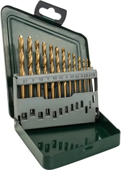 Set de burghie pentru metal Bosch - HSS-TiN, 13 bucăți